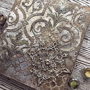 Трафарет - Асатур безшовный - Фотография интерьере 6