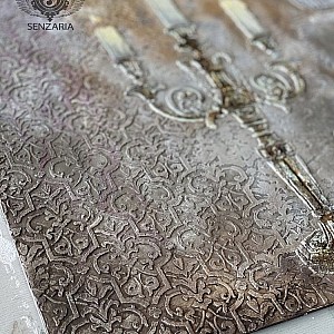 Трафарет - Асатур безшовный - Фотография интерьере 14