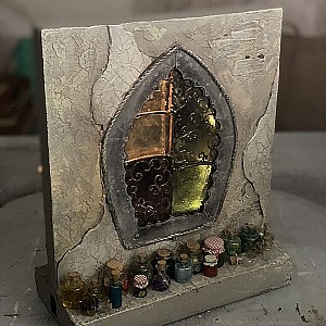 Онлайн-курс Светлый дом — домик из коробки своими руками - Фотография интерьере 10