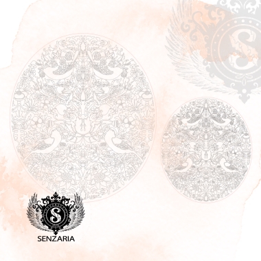 Трафарет - Клубничный воришка овал